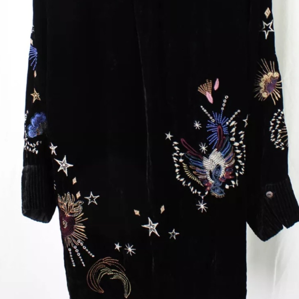Johnny Was Eden Celestial Velvet Voyager tunic/Jacket NWT - Picture 13 of 16